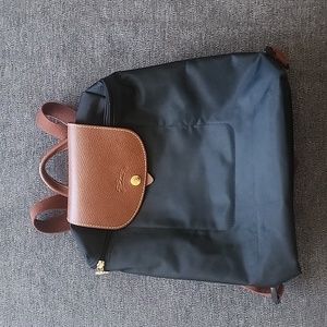 Longchamp Canvas Backpack